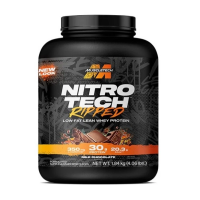 پروتئین وی نیتروتک ریپید ماسل تک- 1.8 کیلوگرم-طرح جدید -طعم شکلات